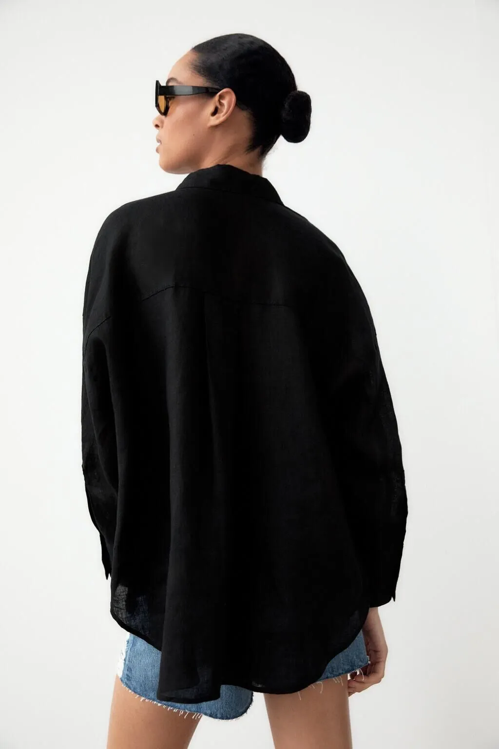Basic Oversized Button Down Shirts