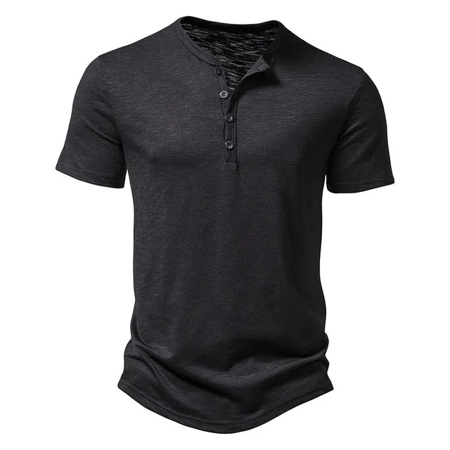 Daniel - Button-Down Washed T-Shirt