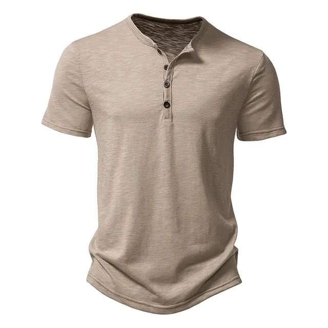 Daniel - Button-Down Washed T-Shirt