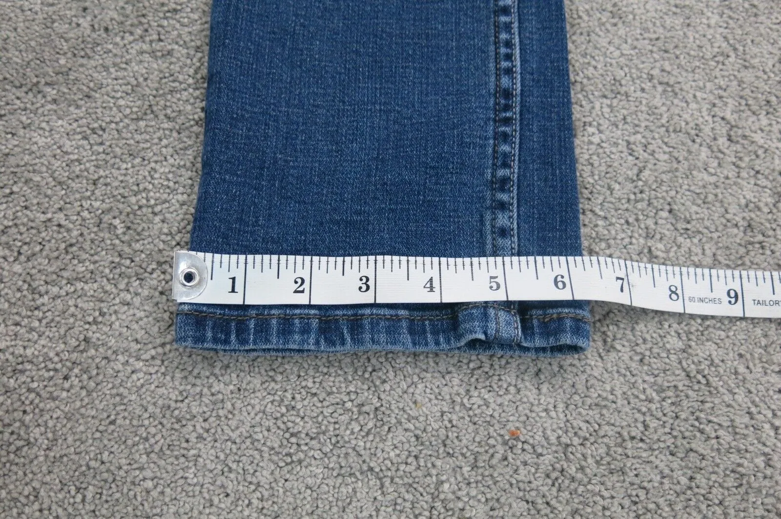 Denizen From Levis Womens Skinny Jeans Stretch Mid Rise Pockets Blue SZ 13 Large