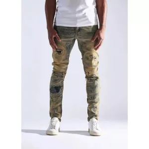 Embellish Sand Bertha Ripped Denim Jeans (EMBHOL21-1-23)