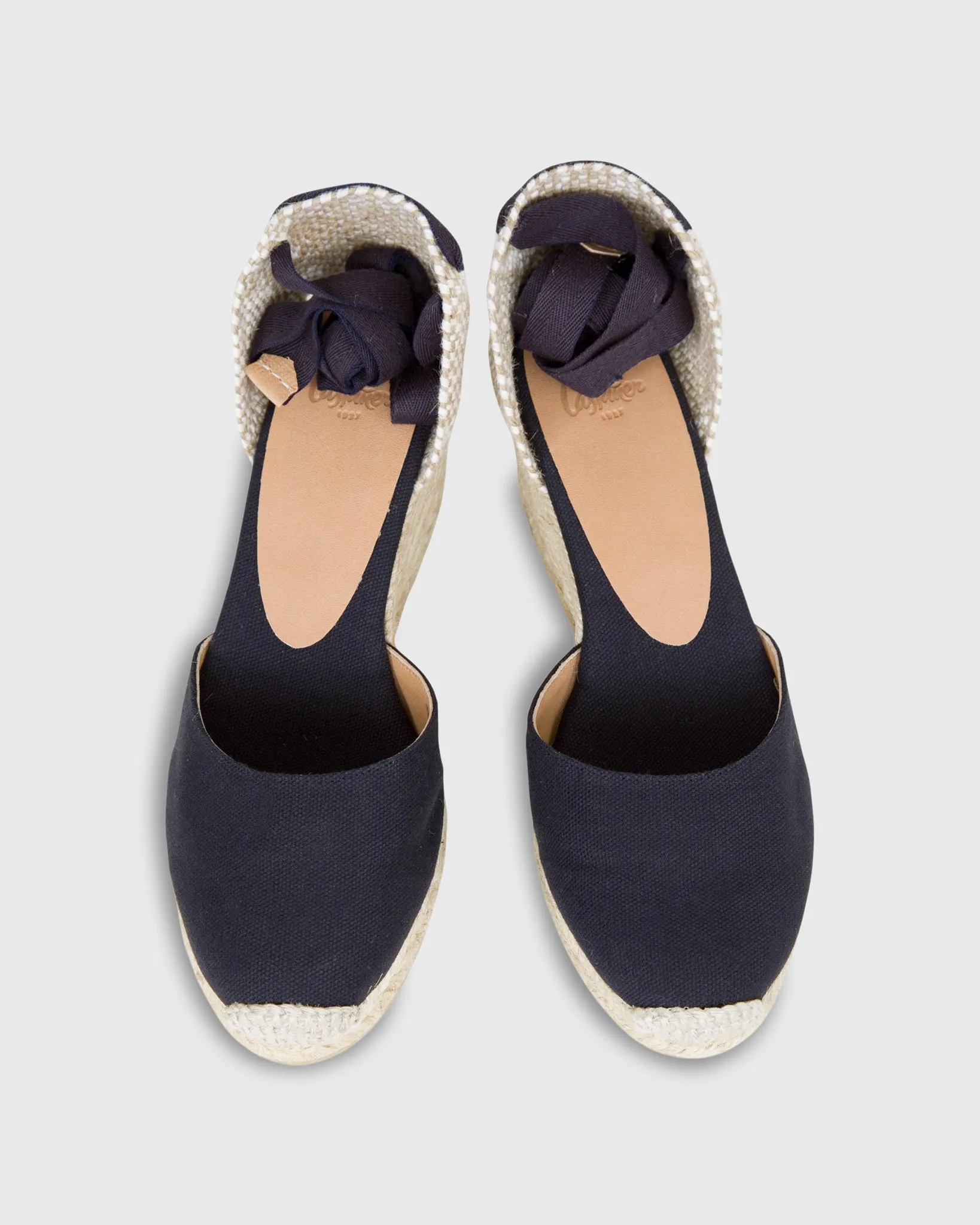 Low Carina Espadrille in Navy Canvas