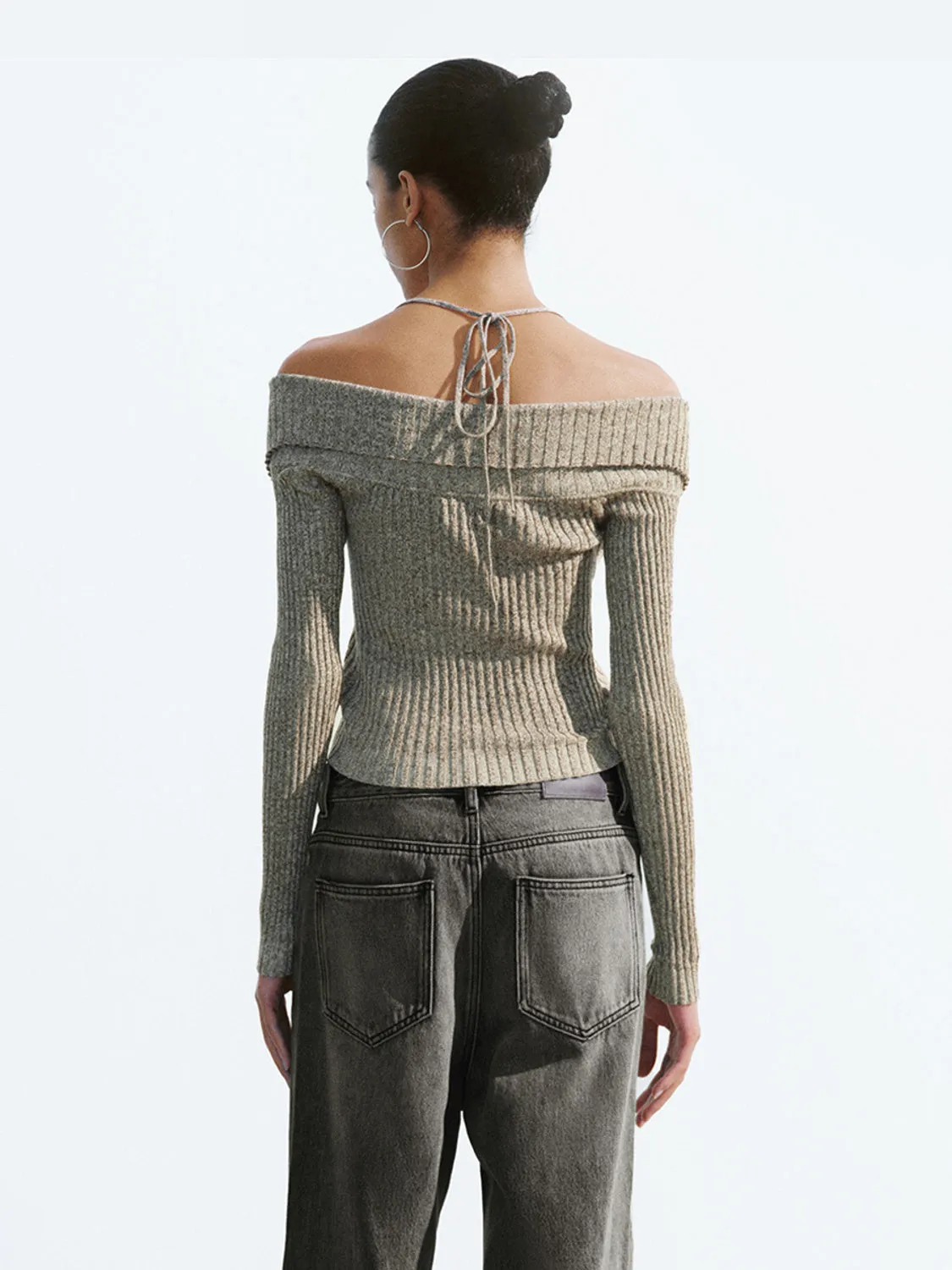 One Shoulder Knitted Cardigans