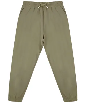 Unisex sustainable fashion cuffed joggers | Khaki